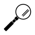 Search loupe study pictogram