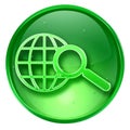 Search and magnifier icon. Royalty Free Stock Photo