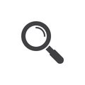 Search, magnifying glass icon vector, filled flat sign, solid pictogram isolated on white Royalty Free Stock Photo