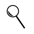 Search magnifying glass vector icon Royalty Free Stock Photo