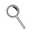 Search magnifying glass vector icon Royalty Free Stock Photo