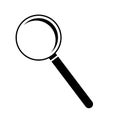 Search magnifying glass vector icon Royalty Free Stock Photo