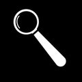 Search magnifying glass vector icon Royalty Free Stock Photo