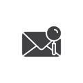 Search mail vector icon Royalty Free Stock Photo