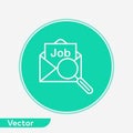 Search mail vector icon sign symbol