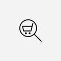 Search product vector icon sign symbol