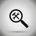 Search repair and optimization icon