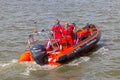 Search And Rescue demonstration during the World Harbor Days in Rotterdam. The Netherlands - September 8, 2012 Royalty Free Stock Photo