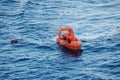 Search and rescue for man overboard Royalty Free Stock Photo