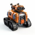 Search And Rescue Robot 3d Rendering On White Background