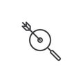 Search target outline icon