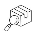 Searching box Isolated Vector icon which can easily modify or edit Royalty Free Stock Photo