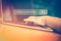 Searching Browsing Internet Data Information Networking and educ Royalty Free Stock Photo