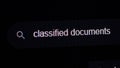 Searching Classified Documents on the Internet, Computer Display Macro