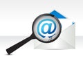 Searching Email Royalty Free Stock Photo