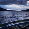 Searching the Murky Waters of Loch Ness, Scotland Royalty Free Stock Photo