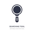 searching tool icon on white background. Simple element illustration from Tools and utensils concept Royalty Free Stock Photo