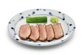 Seared duck breast steamed, japanese cuisine