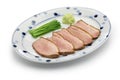 Seared duck breast steamed, japanese cuisine