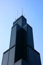 Sears tower top from below Royalty Free Stock Photo