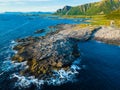 Seascape on Andoya island Norway Royalty Free Stock Photo