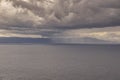 Seascape during an approaching storm Royalty Free Stock Photo