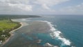 Seascape with beach and sea. Philippines, Luzon Royalty Free Stock Photo