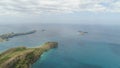 Seascape with beach and sea. Philippines, Luzon Royalty Free Stock Photo