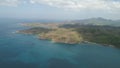 Seascape with beach and sea. Philippines, Luzon Royalty Free Stock Photo