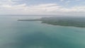 Seascape with beach and sea. Philippines, Luzon Royalty Free Stock Photo