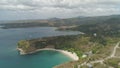 Seascape with beach and sea. Philippines, Luzon Royalty Free Stock Photo