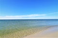 The seascape, a beautiful blank view from the coast of the Gulf of Mexico