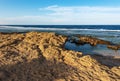 Rocky and Sandy beach on the Coast of Red Sea - Marsa Alam Egypt Africa Royalty Free Stock Photo