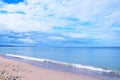 Seascape Blue Sky with Clouds Sea View Stock Photo Royalty Free Stock Photo