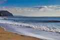 December Seascape Charmouth Dorset Royalty Free Stock Photo