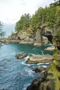 Seascape in cape flattery Royalty Free Stock Photo