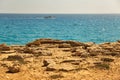 Seascape Cape Greco peninsula park, Cyprus Royalty Free Stock Photo