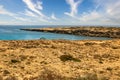 Seascape Cape Greco peninsula park, Cyprus Royalty Free Stock Photo