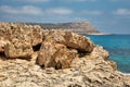 Seascape Cape Greco peninsula park, Cyprus Royalty Free Stock Photo