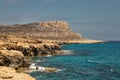 Seascape Cape Greco peninsula park, Cyprus Royalty Free Stock Photo