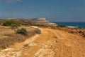 Seascape Cape Greco peninsula park, Cyprus Royalty Free Stock Photo