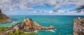 Seascape with Church of St Peter in Porto Venere, Italy