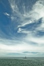 Seascape Clouds and Lighthouse