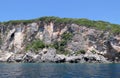 Seascape of corfu island at paradise beach of Liapades Greece