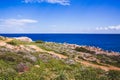 Seascape in Cyprus Ayia Napa, national forest park Royalty Free Stock Photo