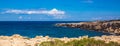 Seascape in Cyprus Ayia Napa, national forest park Royalty Free Stock Photo