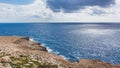 Seascape in Cyprus Ayia Napa, national forest park Royalty Free Stock Photo