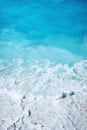 Seascape at the day time. Water background. Turquoise water background from top view. Sea and beach. Bali, Indonesia. Royalty Free Stock Photo