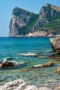 Seascape depicting the Punta Campanella mountain, taken from Nerano