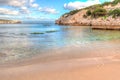 Seascape from dragunara bay sardinia Royalty Free Stock Photo